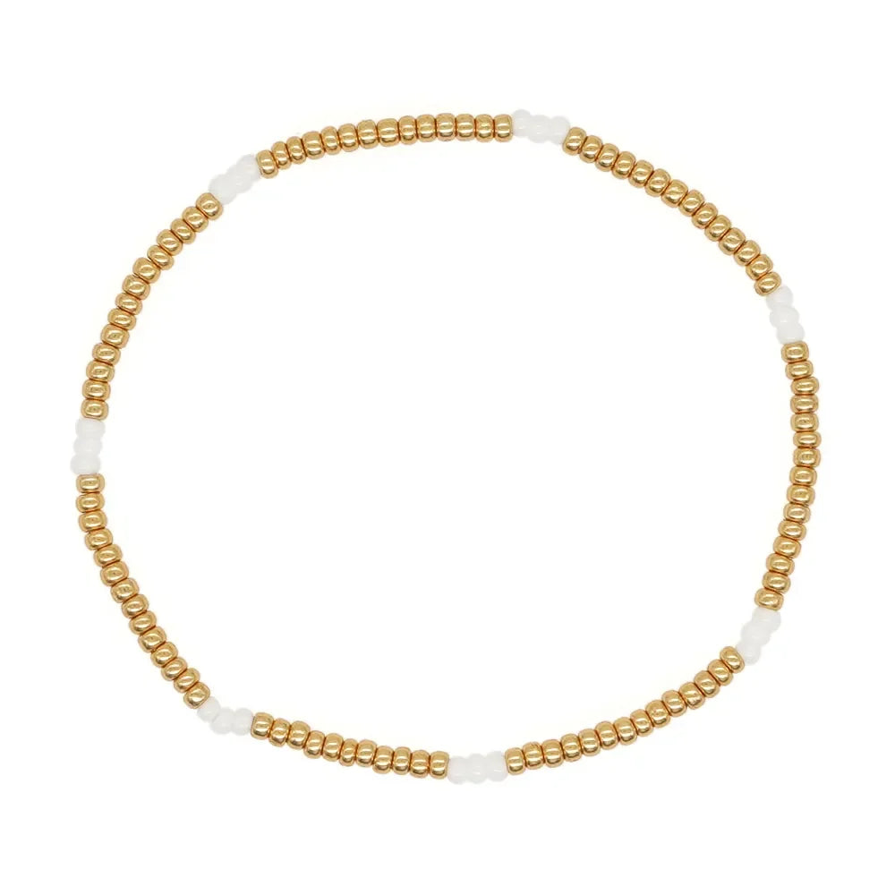 KKBEAD Natural Pearl Bracelet Set Jewelry for Women Gold Plated Miyuki Pulseras Mujer