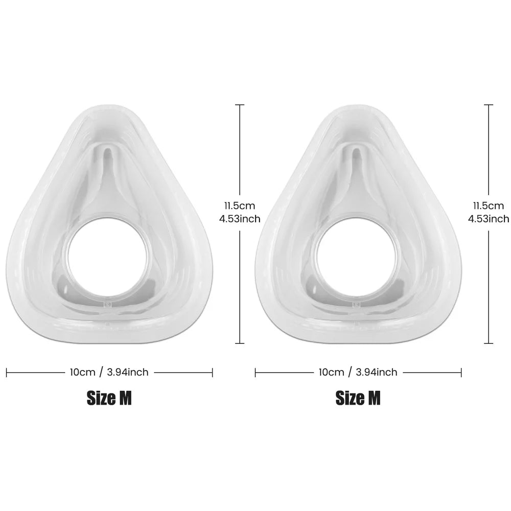 2/1pcs CPAP Mask AirFit F20 Masks Full Face Replacement Cushion, Reliable Seal & Softer Fit, Compatible with Resmed Airfit F20