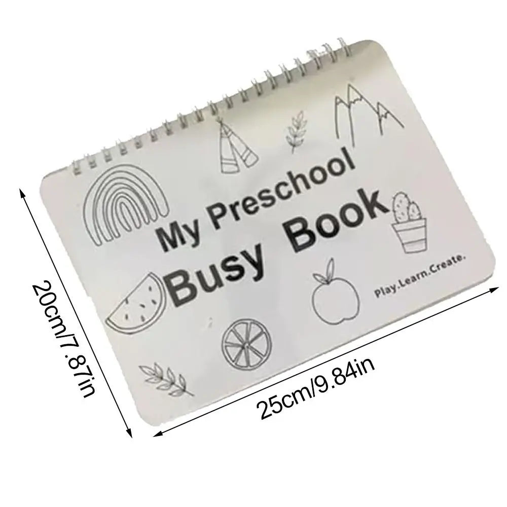 for Toddlers My Preschool Busy Book Creative Gift Learning Activities Toddler Busy Book Education Workbook Preschool Busy Book