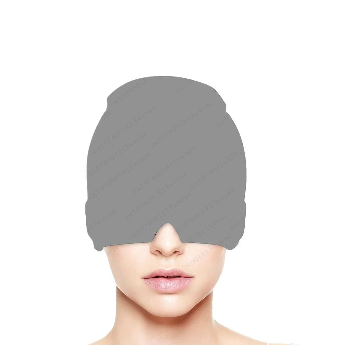 Relief Migraine Relief Cap Gel Ice Cap Single Layer Headgear Ice Pack Headgear Relief Pain Stretchable Compress Hood Eye Mask