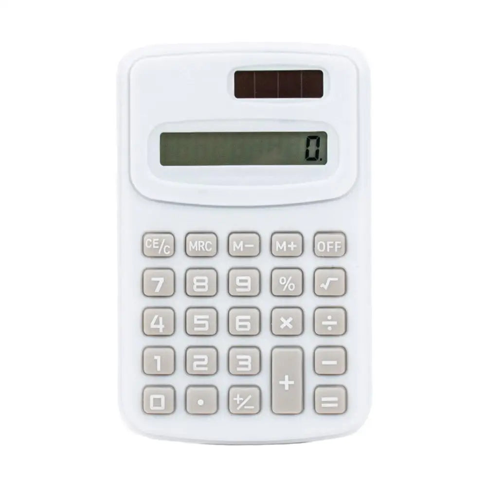 Small Solar Calculator Portable Calculator Cute 8 Digits LCD Electronic Home Office Calculator For Kid Primary School Calculator
