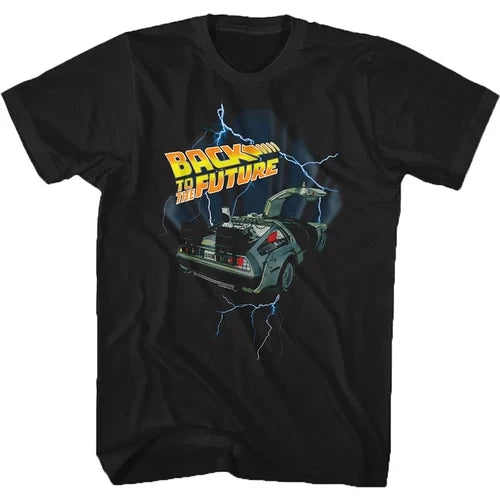 Back To The Future Vintage Car GRAPHIC T Shirt for Men Camiseta Summer Short Sleeve T Shirts Back To Future Tee Tops Streetwear