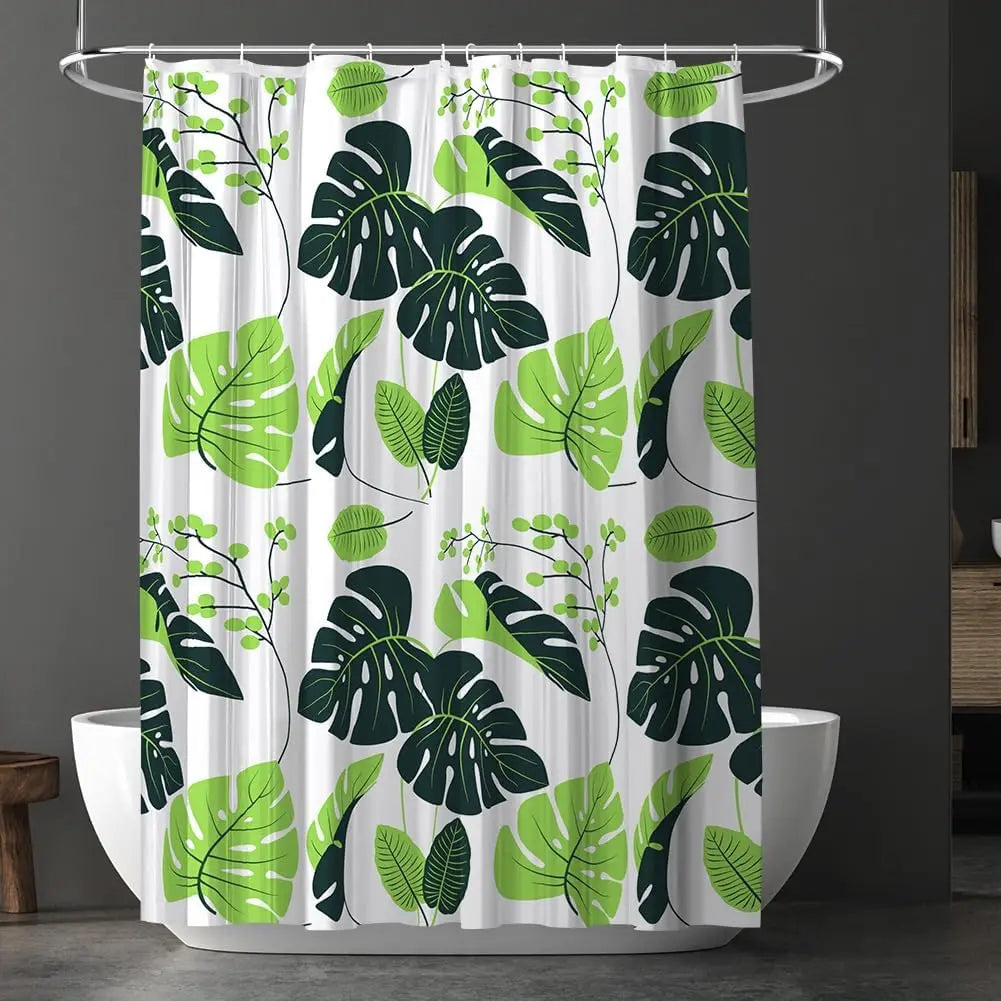 Waterproof Shower Curtain Liner for Bathtub 180x180cm Stall Bathroom Curtain with Magnets Plastic Mold Resistant Shower Curtain