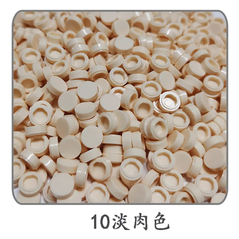 500pcs 1x1 Round  98138 Pixel Art Remix Building Block Toy Mosaic Drawing Series