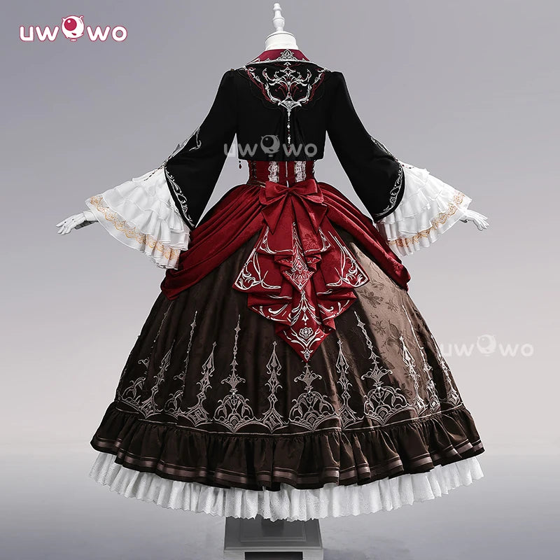 UWOWO Collab Series:Game Love and Deepspace MC's Bloodmoon Soulpact Couple Sylus Silverwing Fiend Cosplay Costume Halloween Cos