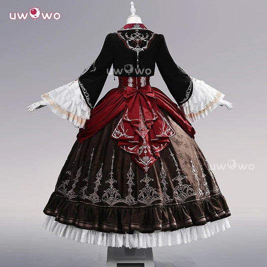 UWOWO Collab Series:Game Love and Deepspace MC's Bloodmoon Soulpact Couple Sylus Silverwing Fiend Cosplay Costume Halloween Cos