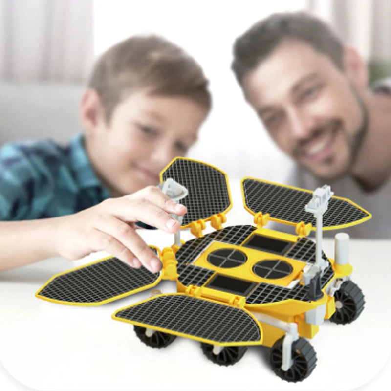 Solar Rover Chinese Space Probe Educational Science Toy Diy Assembly Creation Toy Science Powered Stem Building Sets Gift Yk27
