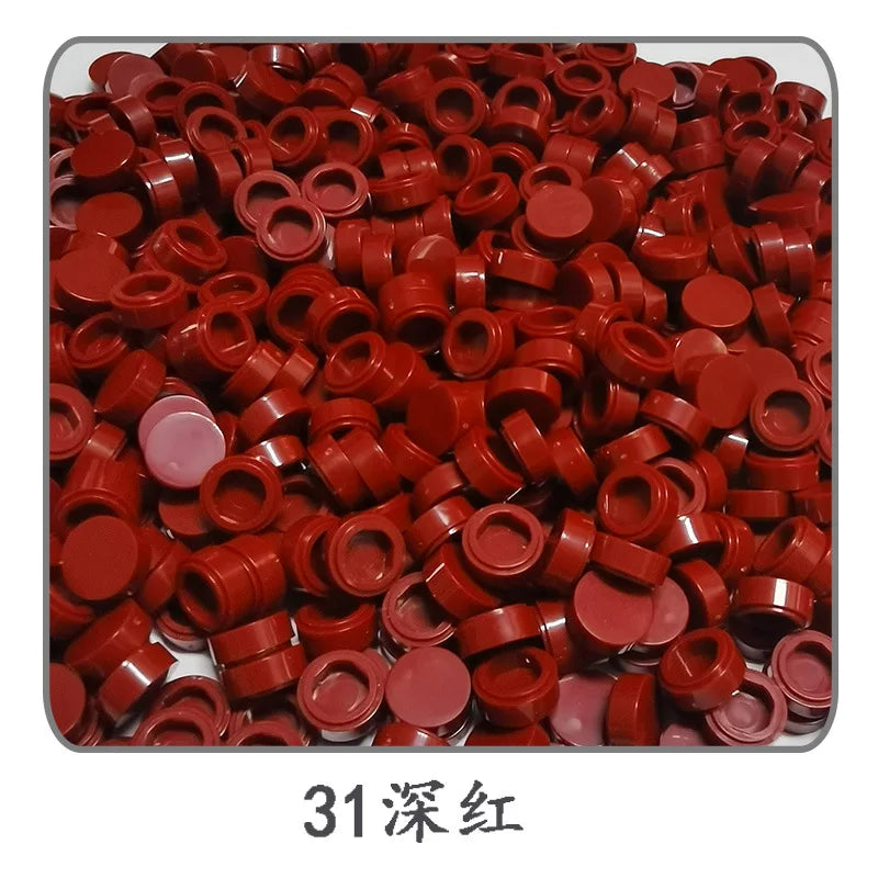 500pcs 1x1 Round  98138 Pixel Art Remix Building Block Toy Mosaic Drawing Series