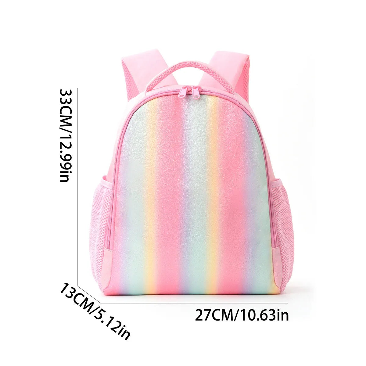 Feihong Cross-border Children's Backpack Primary School Student Rainbow School Bag Children's Backpack Travel Lightweight Casual
