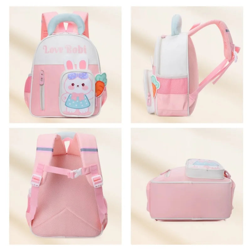 Children’s School Bag Waterproof Hard-Wearing Reflective Safe Shoulder Straps Detachable Breathable Spine-Supporting Rucksack