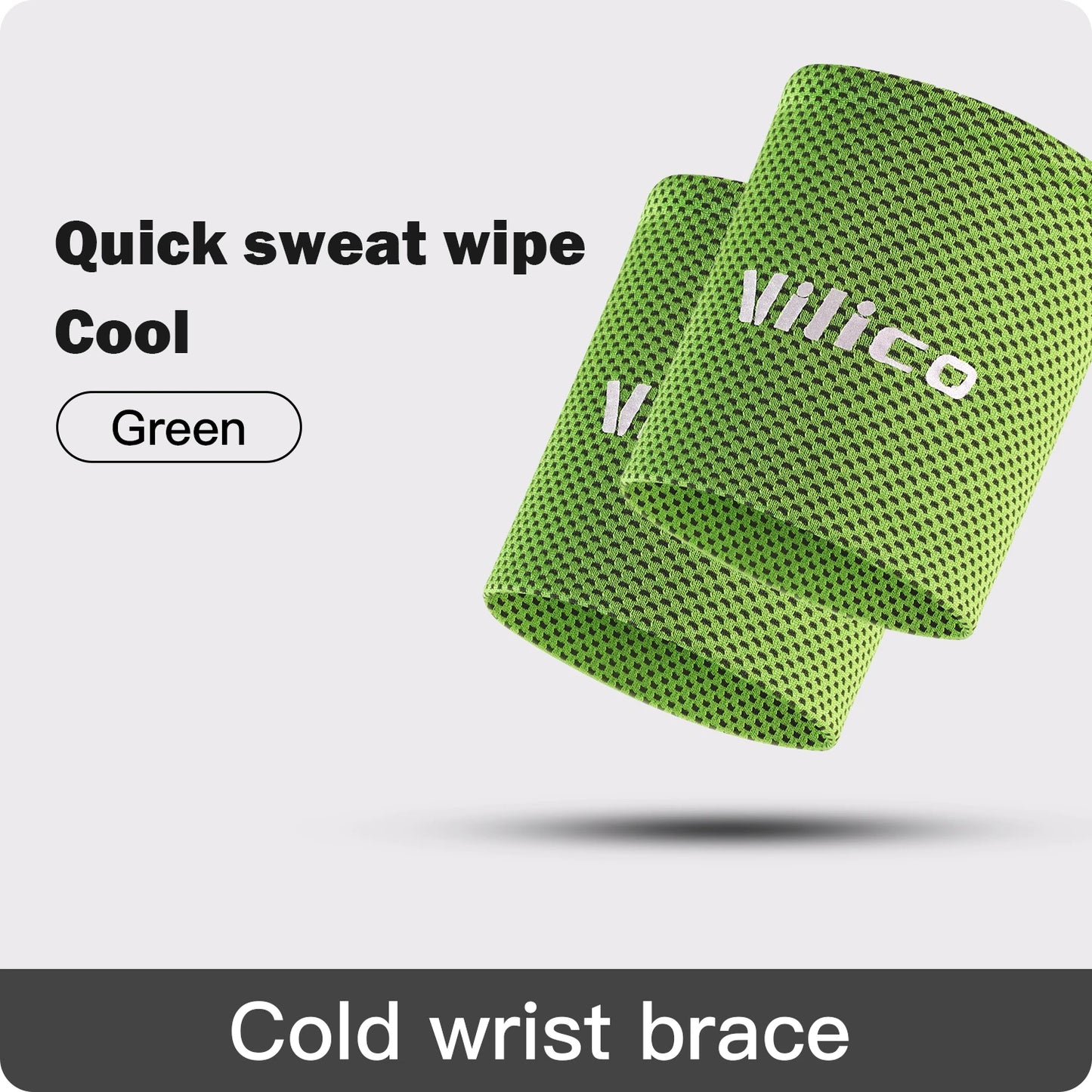 1/2 PC Summer Ice Cooling Wrist Sweatband Sport Wristband Volleyball Gym Wrist Brace Support Sweat Band Towel Wrist Protect
