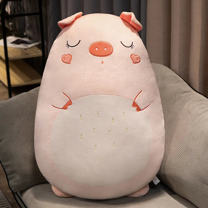 Squishy Toy Kawaii Animal Fat Dinosaur Shiba Inu Dog Pillow Plush Toys Cute Rabbit Dolls Bed Sleeping Cushion