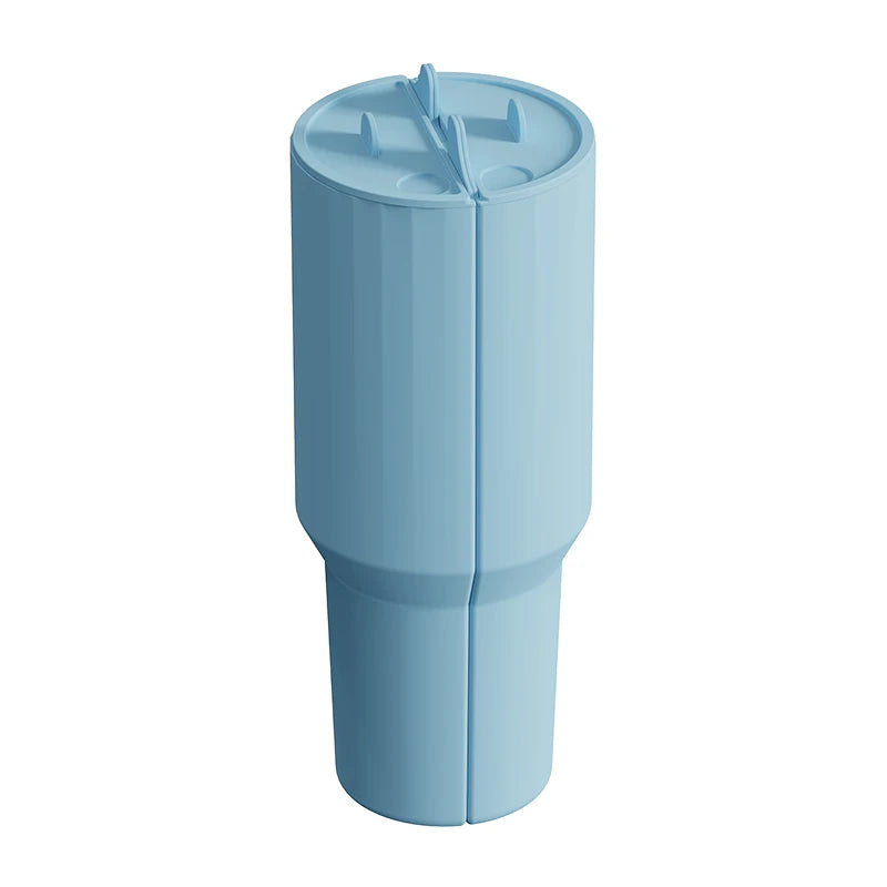 Silicone 2in1 Cup Drink Divider Compatible with Stanley Tumbler 40 oz Cup Separator with Lid for Dualsided Drink Double Drinks