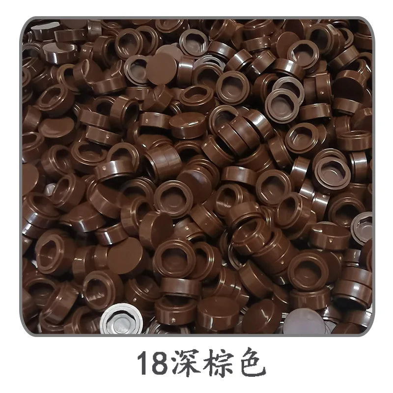 500pcs 1x1 Round  98138 Pixel Art Remix Building Block Toy Mosaic Drawing Series