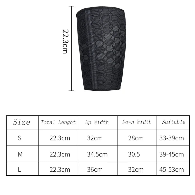 1 PCS Thigh Compression Sleeves, Joint Protection and Support for Running, Sports, Leg Pain Relief, Leg Brace for Men and Women
