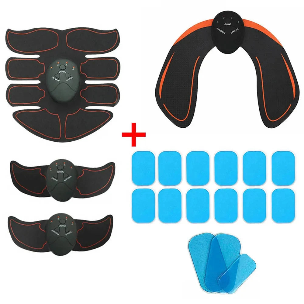 EMS Abdominal Muscle Stimulator Hip Trainer Electric Stimulator Home Gym Muscle Toner Slimming Massager