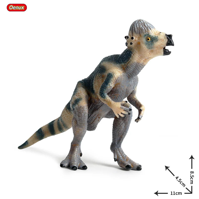 Oenux Jurassic Dinosaur Figurines T-Rex Velociraptor Spinosaurus Dilophosaurus Animal Model Action Figures Collection Kid Toy