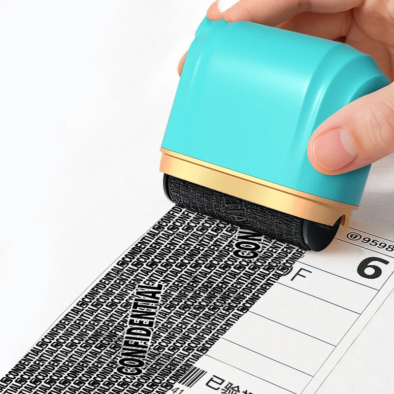 Roller-type Confidential Seal Garbled Privacy Seal Original Ink Express Smear Pen Anti-leakage and Information Concealment