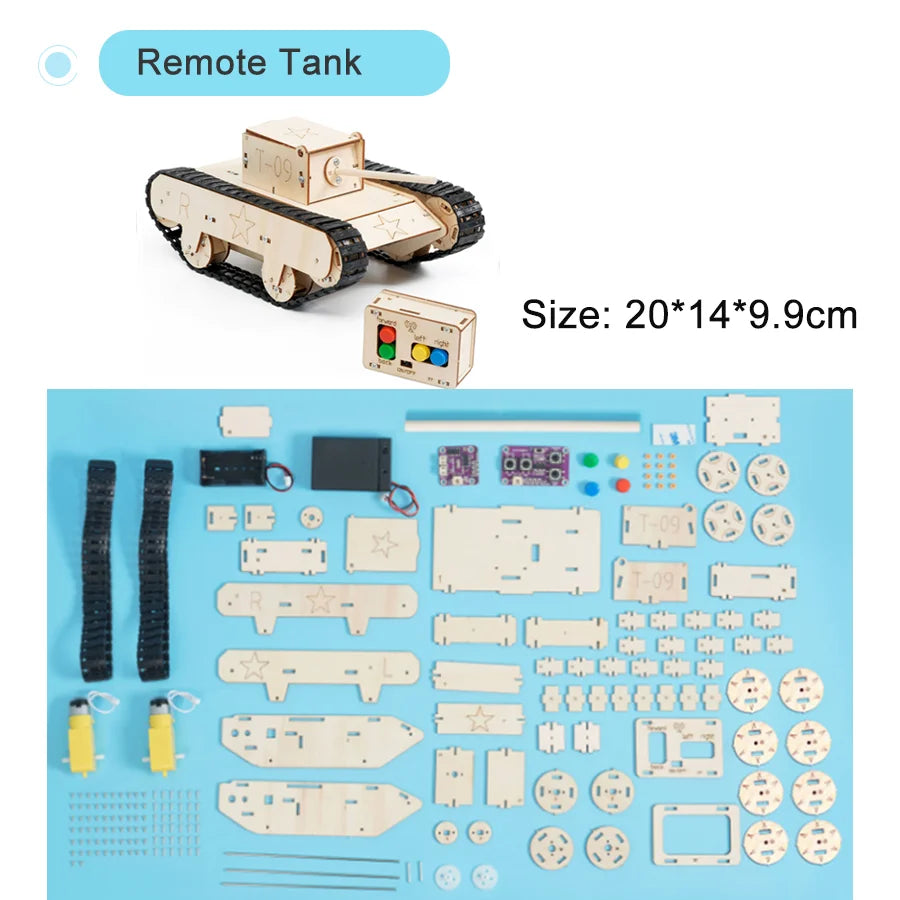 DIY Science Experiment Physical Model STEM Kit Handmade Assembly Craft Technology Kids Educational Toy Project for School Supply