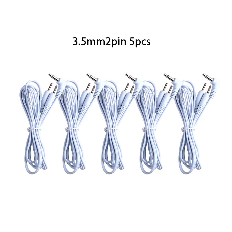 2 -Pin /4-Pin electrode wire for Machine Massager Electrode Pads Standard Connection Massage Leads for TENS Unit