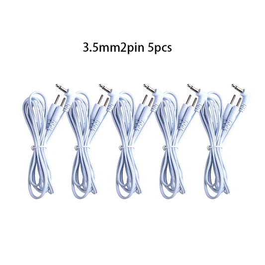 2 -Pin /4-Pin electrode wire for Machine Massager Electrode Pads Standard Connection Massage Leads for TENS Unit