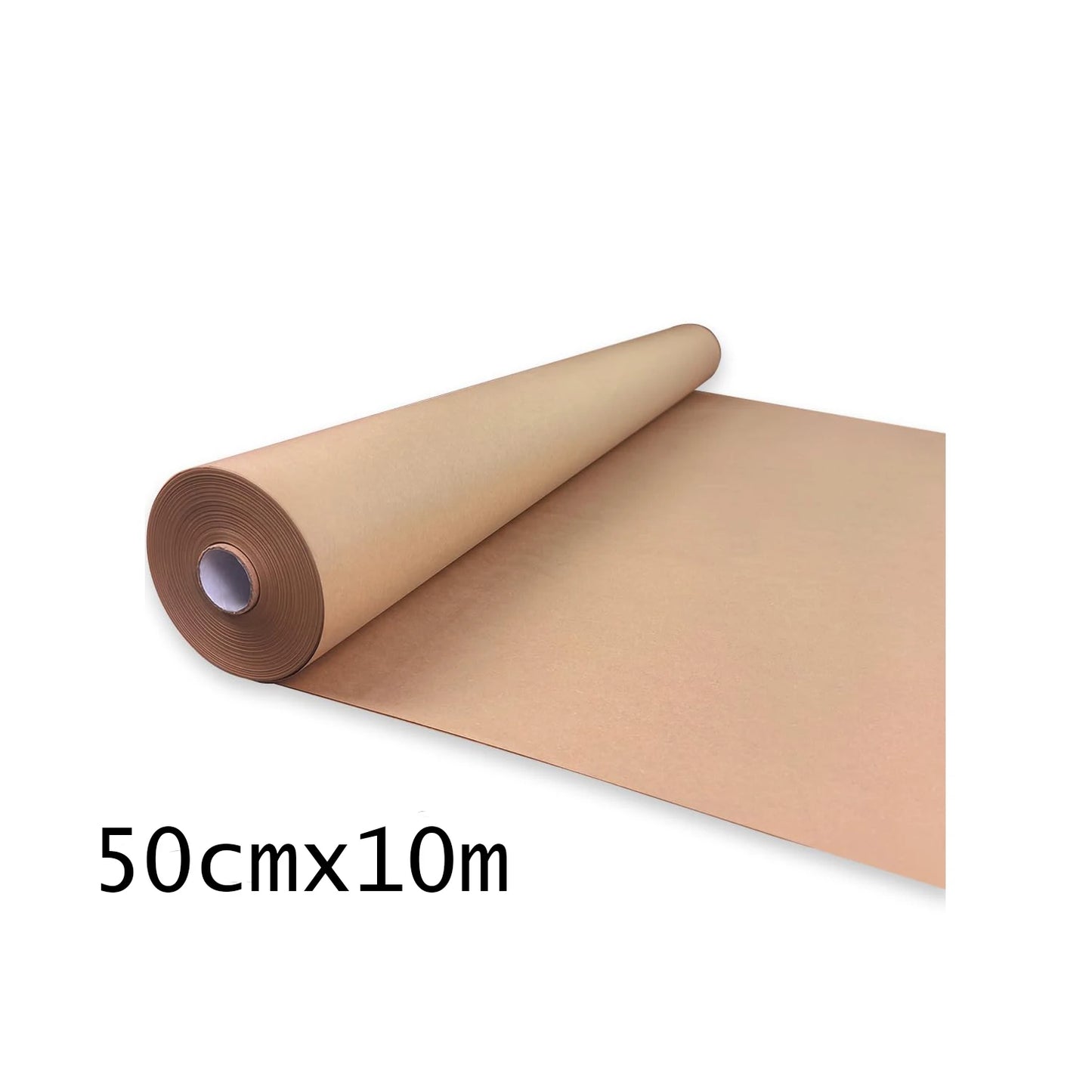 Brown kraft paper 50cmx3m/5m/10m/20m ideal for gift wrapping, art, crafts, postal, packaging, transportation, floor protection,