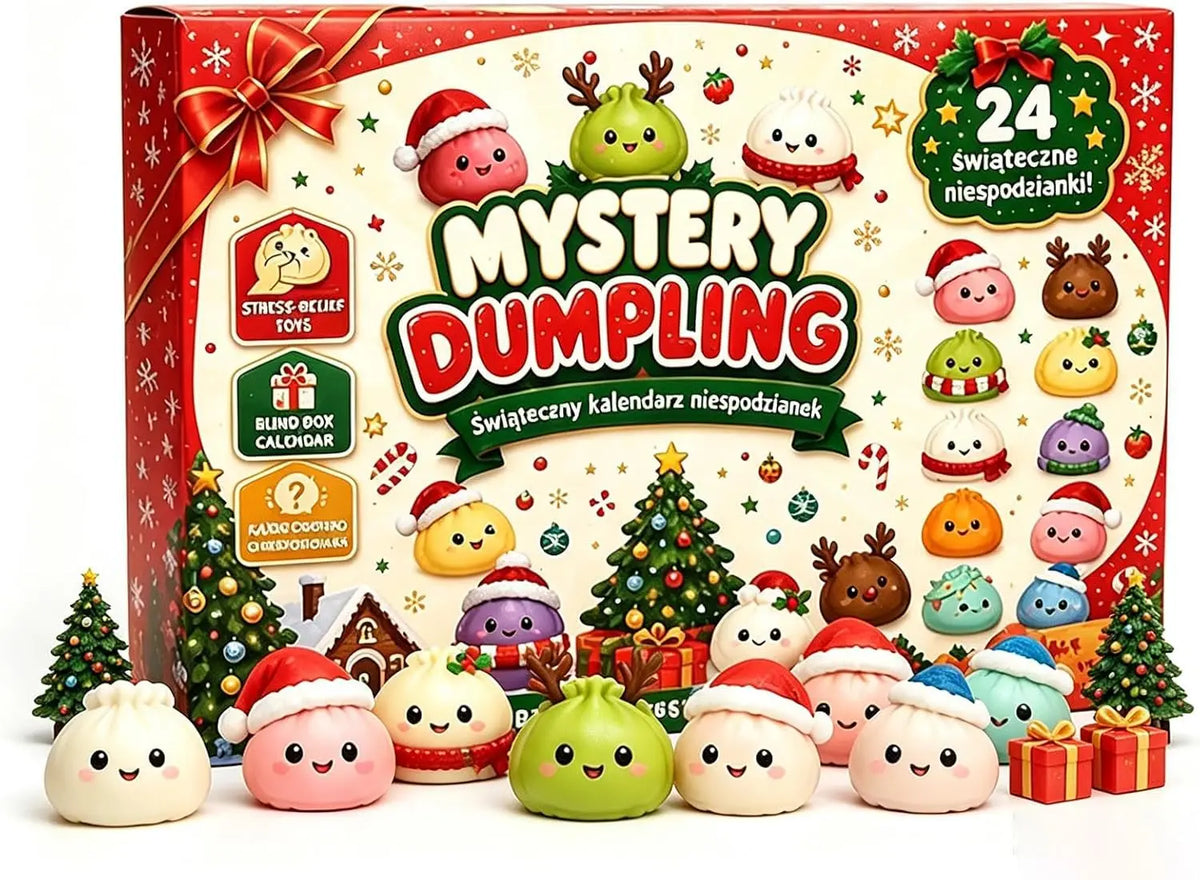 Christmas Squishy Fidget Advent Calendar – 24-Day Sensory Countdown Gift