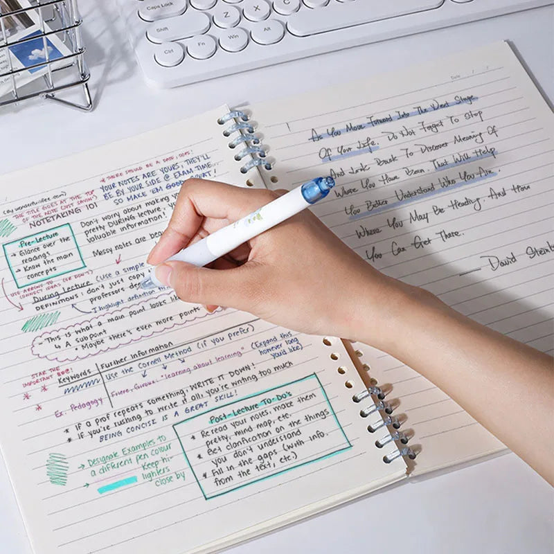 60Pcs A5 20 Holes B5 26 Holes A4 30 Holes Loose Leaf Paper Refill Thick Lined Blank Notebook Inner Sheet