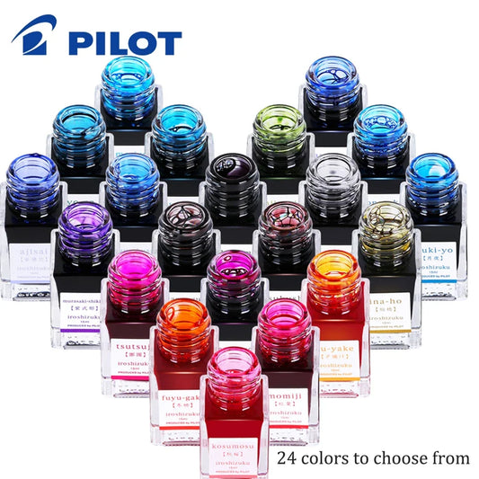 2025 New Color Original PILOT Iroshizuku Bokusui Ink Coloring Ink Natural Color Ink 15ML 24 Colors