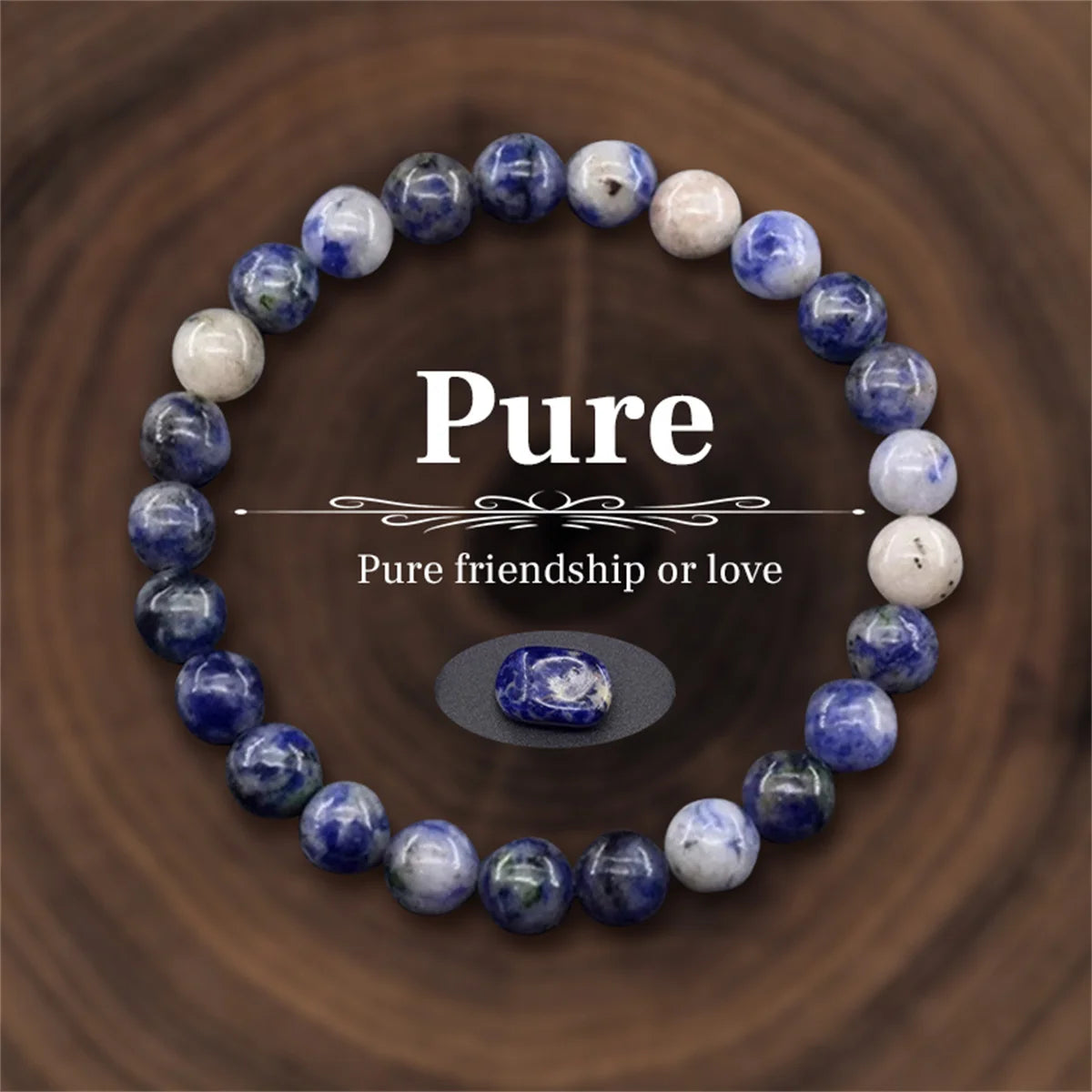 8mm Natural Stone Beaded Bracelets For Women Men Bring Wealth Love Energy Protection Crystal Beads Bracelets Meditation Jewelry