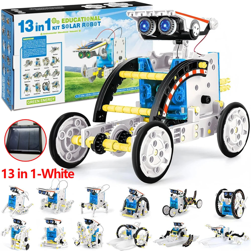 25 in 1 Solar Robot Kit Toys for Kids Boys Educational Toy DIY STEM Science Experiment Gadgets Electric Robotics Kits Gifts