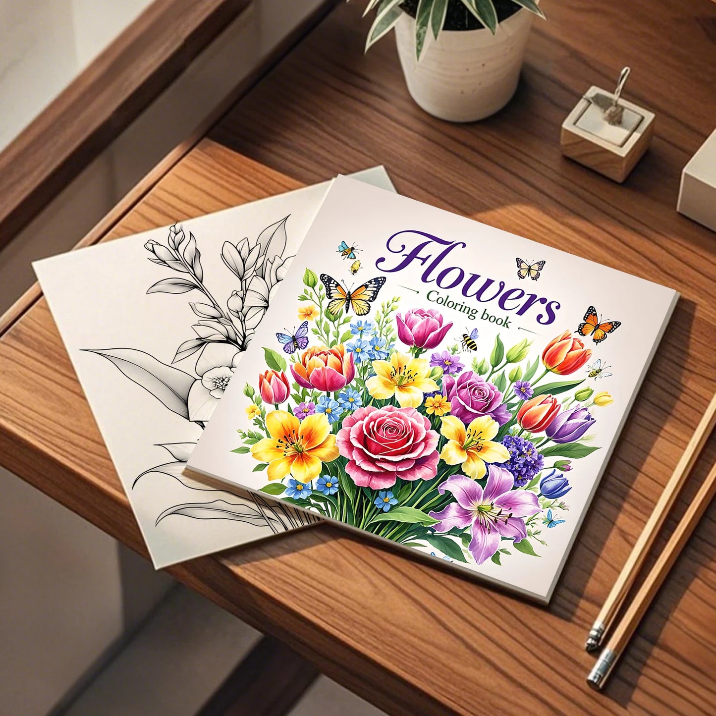 Art Coloring Book Adult Relieve Stress Kill Flower Coloring Graffiti Painting Drawing Art Book Stationerys Book For Children