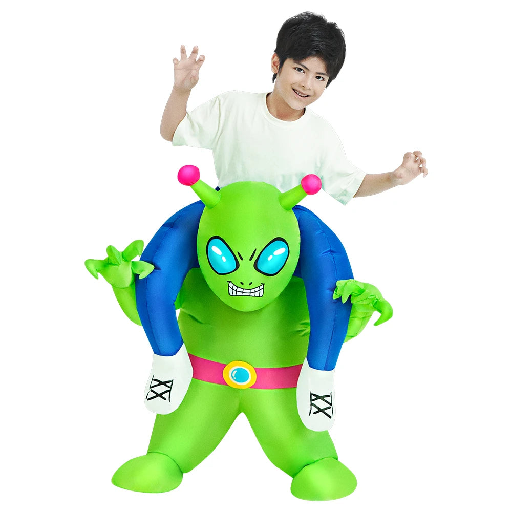 Kids Child Dinosaur Unicorn Inflatable Costume Cute Funny Clothing For Boys Girls Halloween Christmas Performance Party Suits