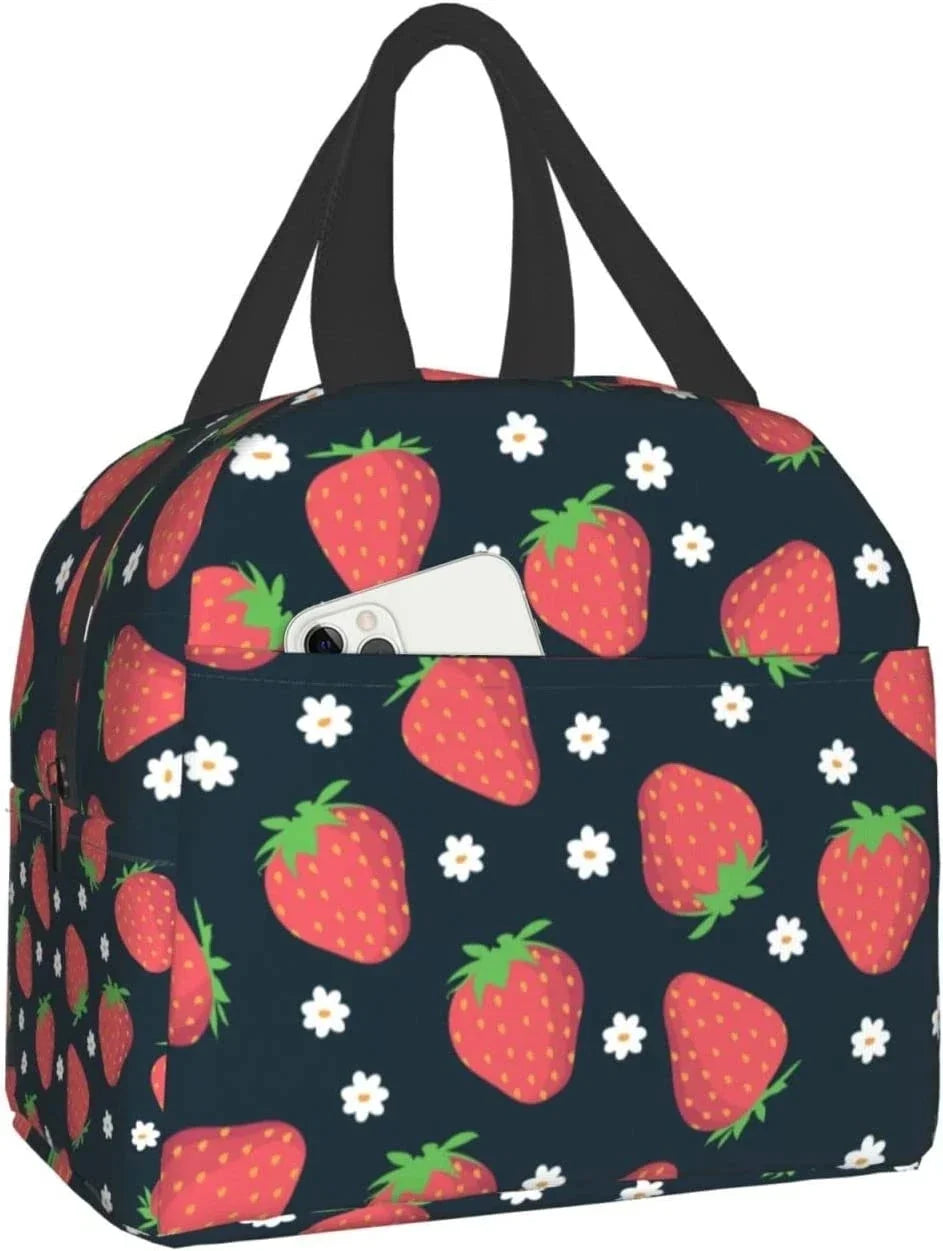 Cute Lunch Bag Lunch Containers Thermos for Hot Food Lunch Box for Teen Girls School Work Travel Picnic Bento Bags