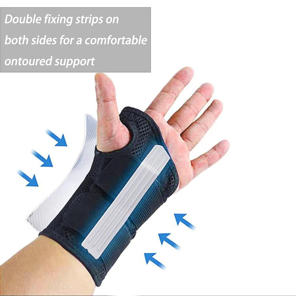 1pcs Wrist Brace for Carpal Tunnel Support Brace with Splints Hand Support for Arthritis Tendonitis Sprain Injuries Wrist Pain