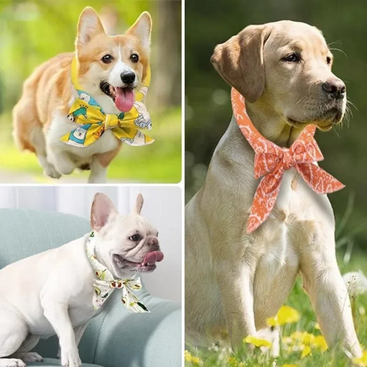 1-20PCS Summer Pet Cooling Scarf for Cats Dogs Ice Collar Cartoon Design Breathable Heat Relief Outdoor Travel Accessory