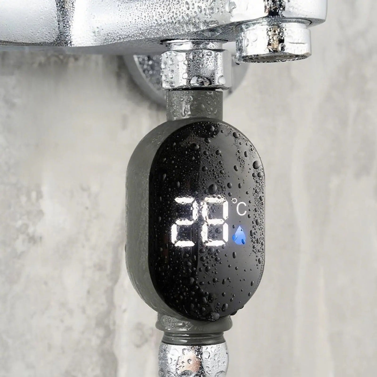 LED Shower Temperature Gauge Led Digital Display Baby Bath Water Temperature Gauge Waterproof Smart Monitor For Home And Baby