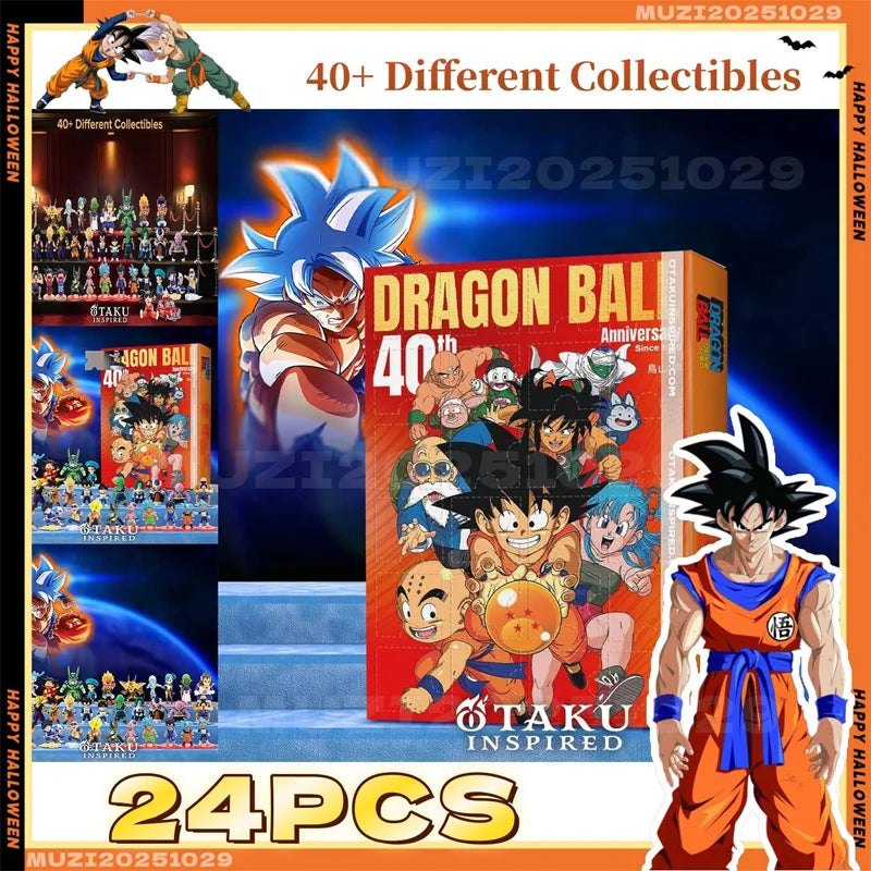 Dragon Ball 40th Anniversary Acrylic Advent Calendar – 24 Figure Blind Boxes