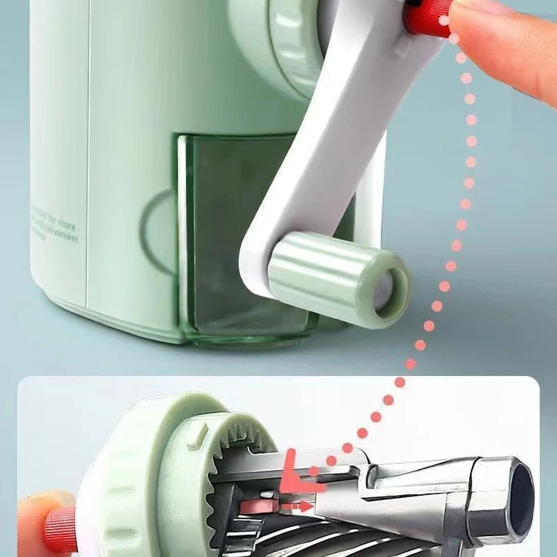 Adjustable Thickness Hand Cranked Pencil Sharpener for Students and Children Automatic Lead Drawing Color Lead Special Sharpenin