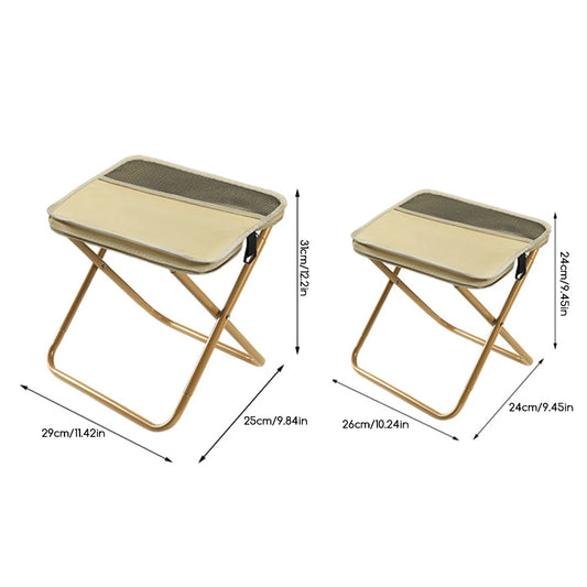 의자 Foldable Backpack Stool Portable Folding Stool With Carry Bag Lightweight Mini Easy Carry Outdoor Chair For Travel Picnics