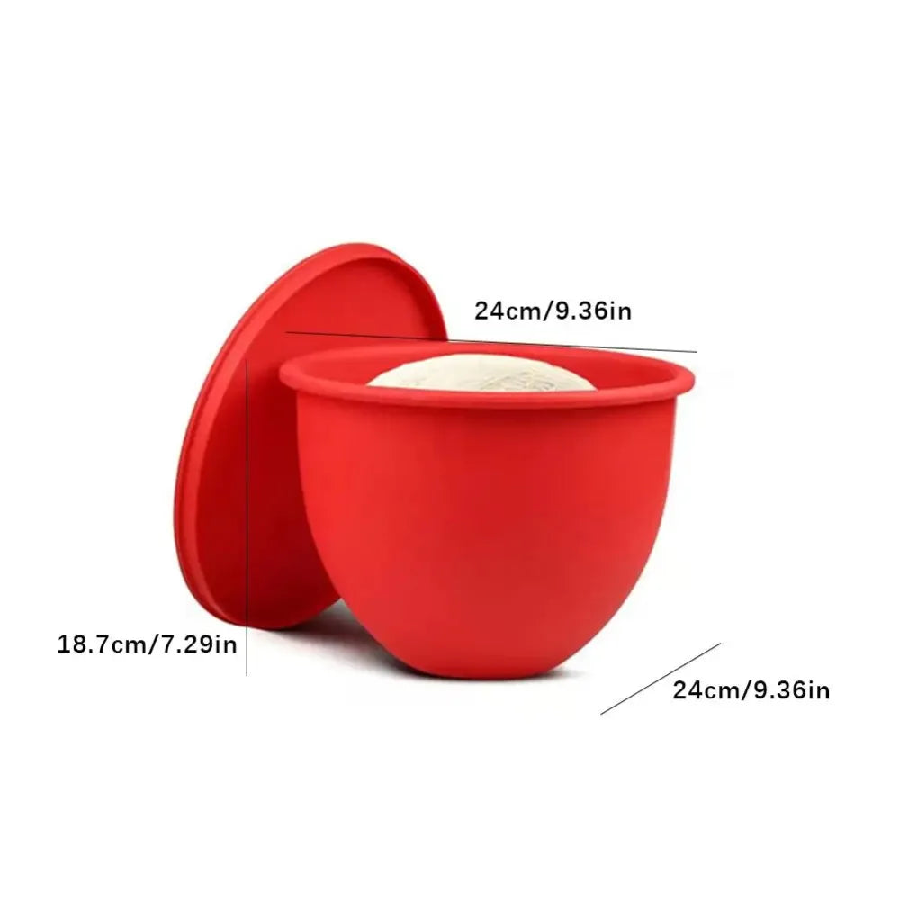 Stand Mixer Silicone Bowl Insert with Lid Dishwasher Microwave Safe Liner Reusable Kitchen Baking Accessory Easy Clean Non-Stick