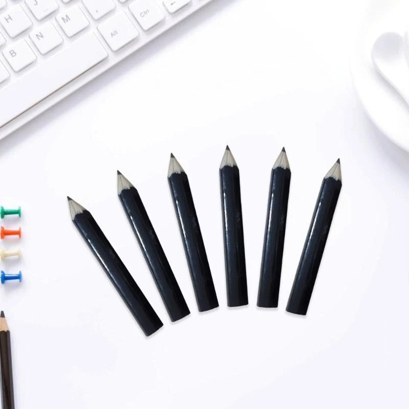50Pcs 2.4'' Short Pencil Golf Pencil Hexagonal Rod Comfortable Grip for Adult Child Student Writing Drawing Sketching