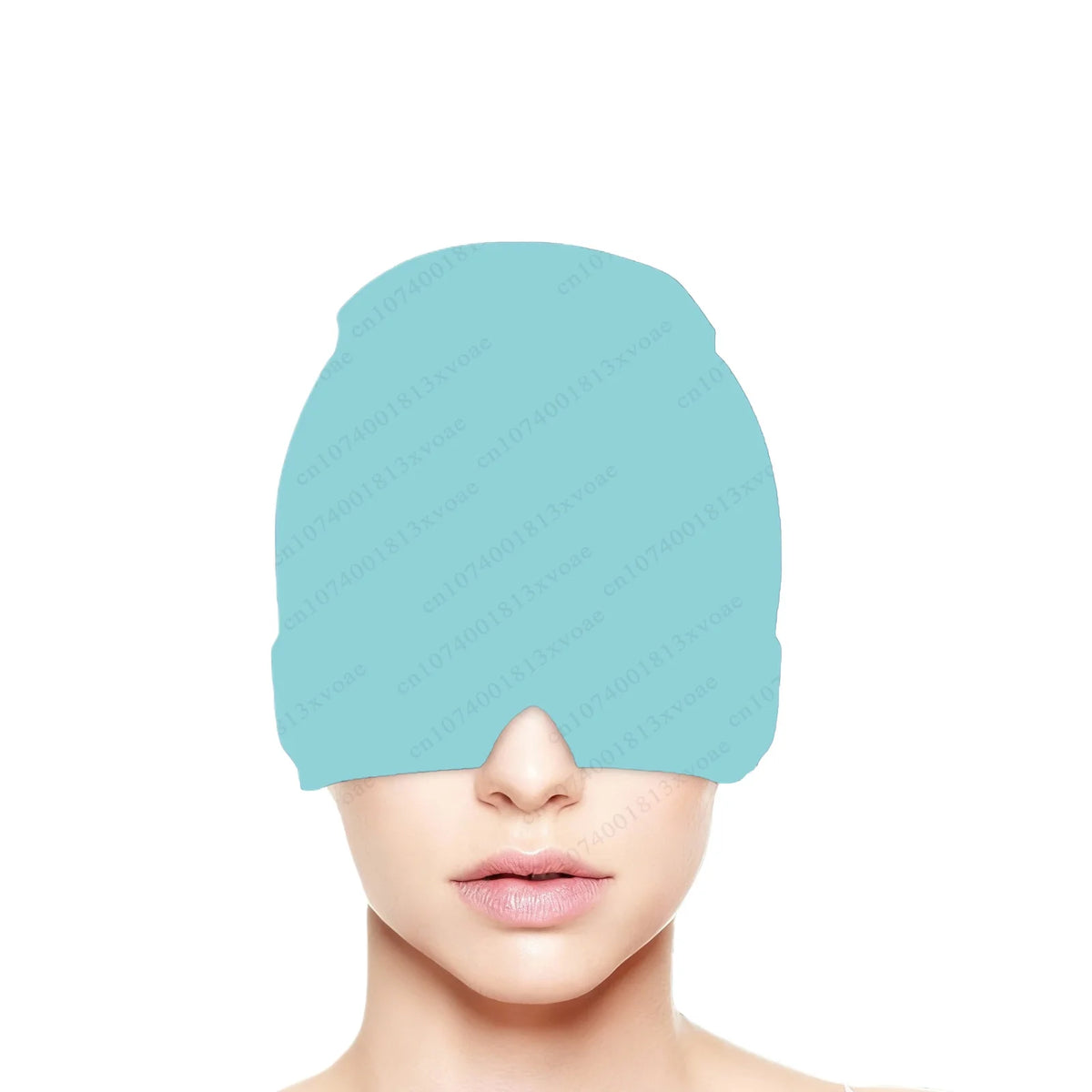 Relief Migraine Relief Cap Gel Ice Cap Single Layer Headgear Ice Pack Headgear Relief Pain Stretchable Compress Hood Eye Mask
