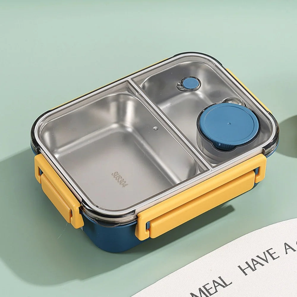850ml Portable Lunch Boxes for Children Adults Thermo Soup Bento Box Stainless Steel Insulated Heating Food Storage Container