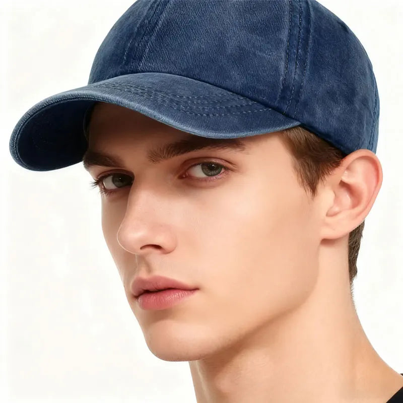 COKK Washed Cotton Adjustable Solid Color Baseball Cap Women Men Unisex Couple Cap Fashion Dad Hat Snapback Cap High Quality