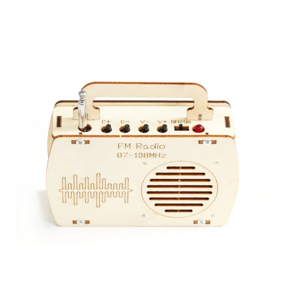 DIY FM Radio Model STEM Kit Experiment Tool Science Toy School Educational Fun Physics Project School Supply