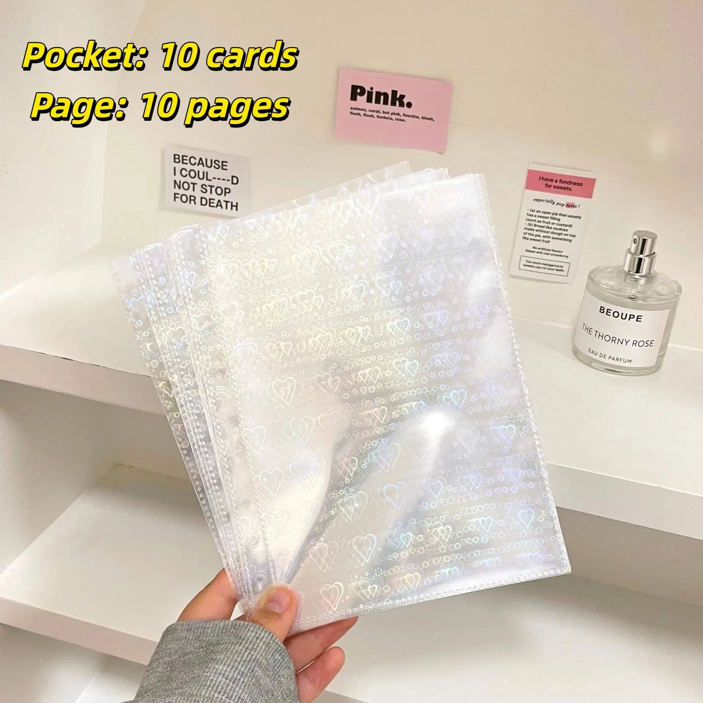 10PCS 1/2/4 Grids Photo Album A5 Inner Page Photocard Binder Photo Sleeve 6 Ring Refill Inner Page Photocard Kpop 포토카드 바인더