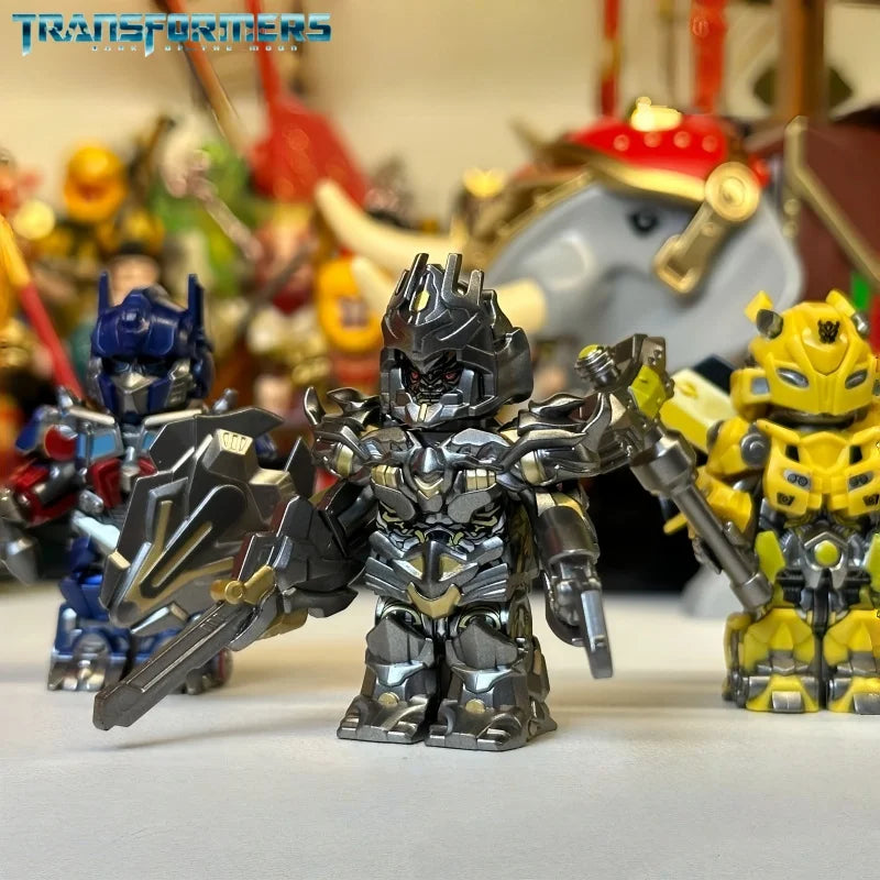 Optimus Prime Jetpack Transformers Blocks Small Particles MOC Megatron Children's Assembly Toy Bumblebee Model Desktop Gifts