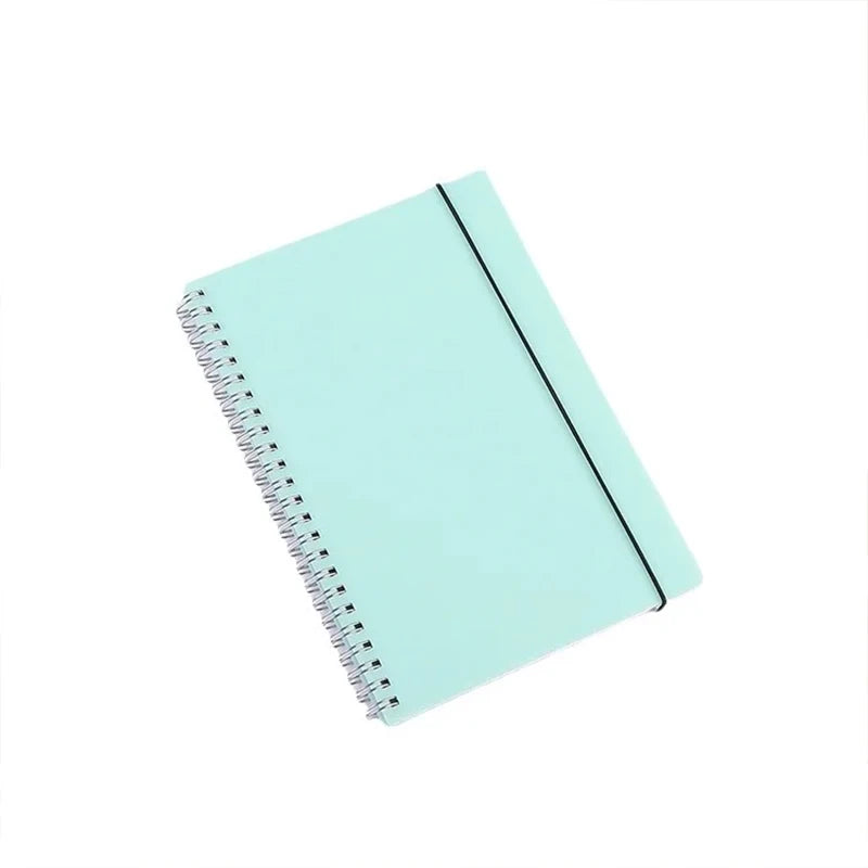 A6 A5 B5 A4 Green Spiral Book Coil Notebook To-Do Lined DOT Blank Grid Paper Journal Diary Sketchbook For School Stationery