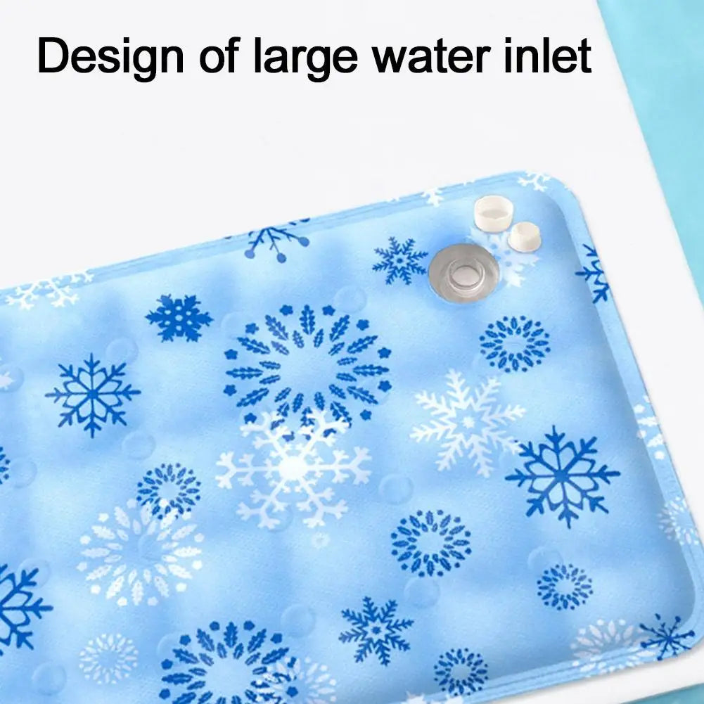 New Summer Cool Car Seat Ice Pad Body Cooling Water-injected Butt Pad Car Seat Cushion To Relieve The Discomfort Of Sitting Long